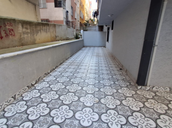 Güngören Güneştepe'de Sıfır 50 m2 Düz Giriş Gibi 1+1 Bahçe Katı